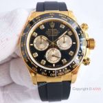 New 2024 / QF Factory Rolex Cosmo Daytona Gold Diamond QF V5 4131 Movement